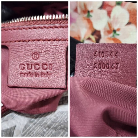 Authentic GUCCI GG Supreme Monogram Blooms Small Single Buckle Backpack Beige/Mu - Picture 3 of 14